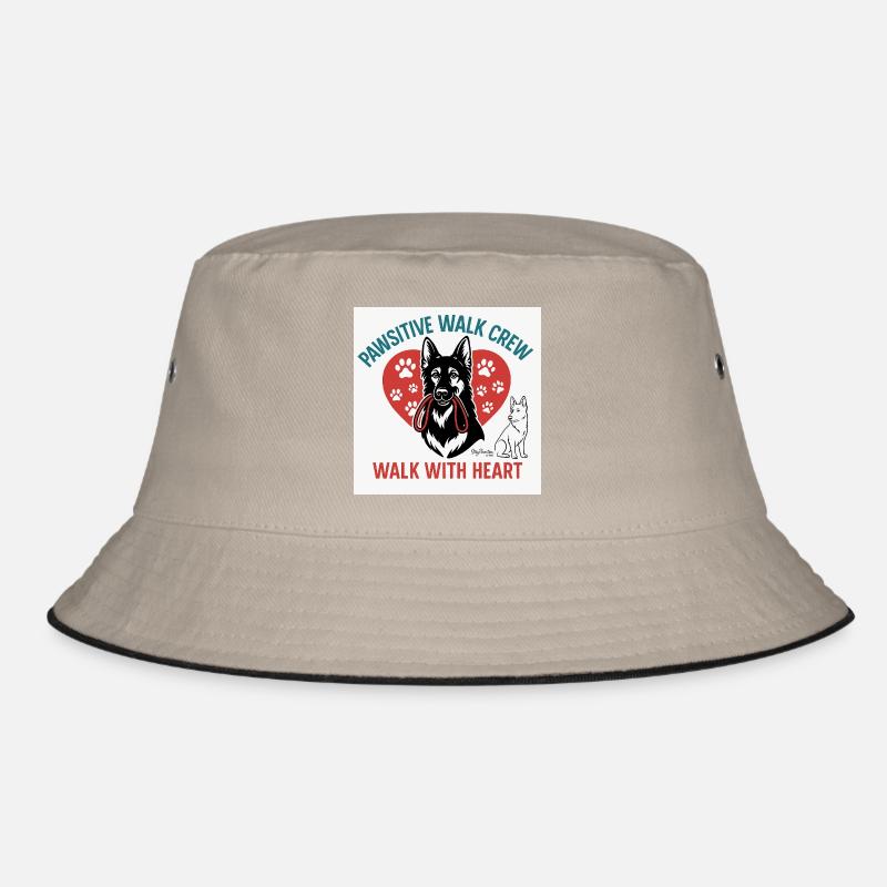 Pawsitive Walk Crew Herzpfoten Bucket Hat