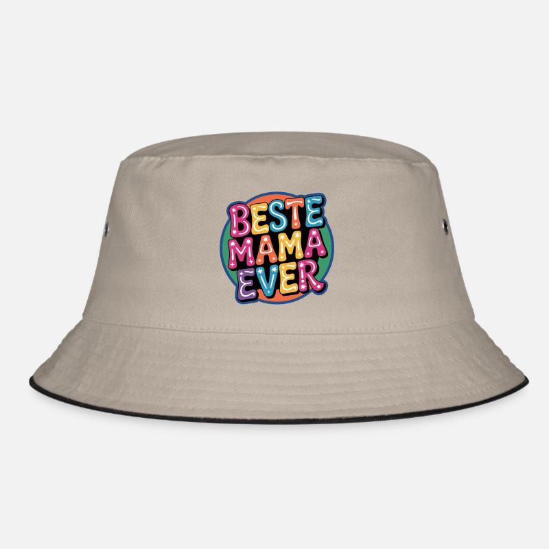 Beste Mama Ever – Bunte Bubbelkunst Bucket Hat