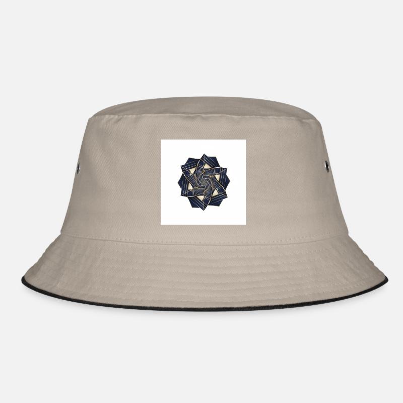 Rosace Spirale Dorée Navy - Bob - kaki/noir