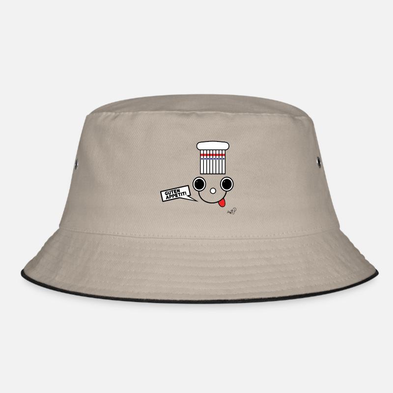 Koppie avec un chapeau de chef - Bob - kaki/noir