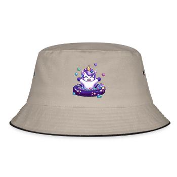 Unicorn Ball Pool - Bucket Hat - khaki/black - Front