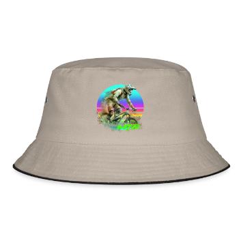 Mtb - Bucket Hat - Khaki/Schwarz - Vorne