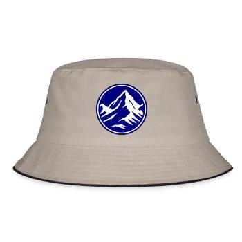 Mountain icon summit - Bucket Hat - khaki/black - Front