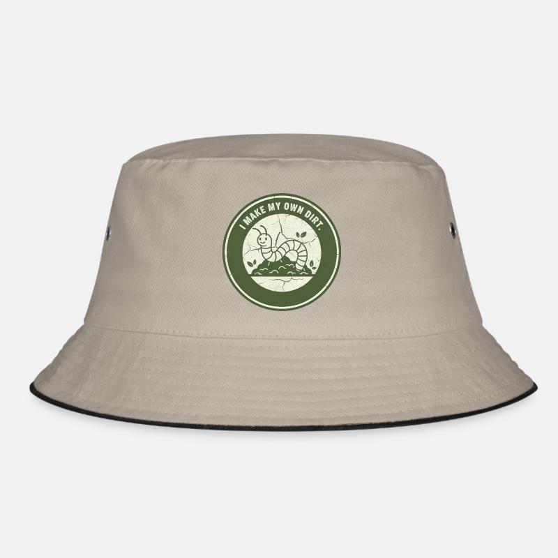 Worm compost: Independent soil Bucket Hat