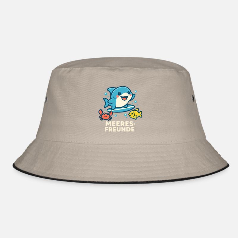 Meeresfreunde Surferfreunde Bucket Hat