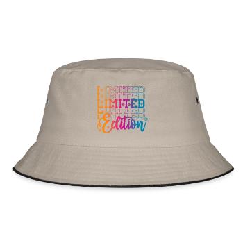 Limited edition - Bucket Hat - khaki/black - Front