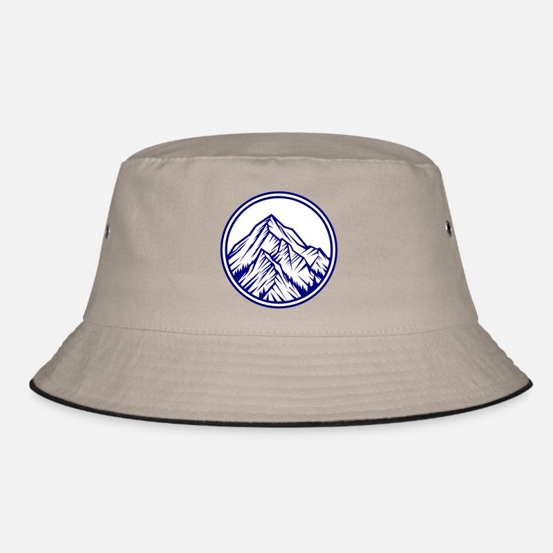 Mountains Symbol Rocks Bucket Hat
