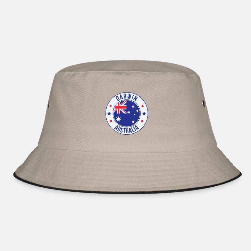 Darwin Australien Emblem-Abzeichen Bucket Hat