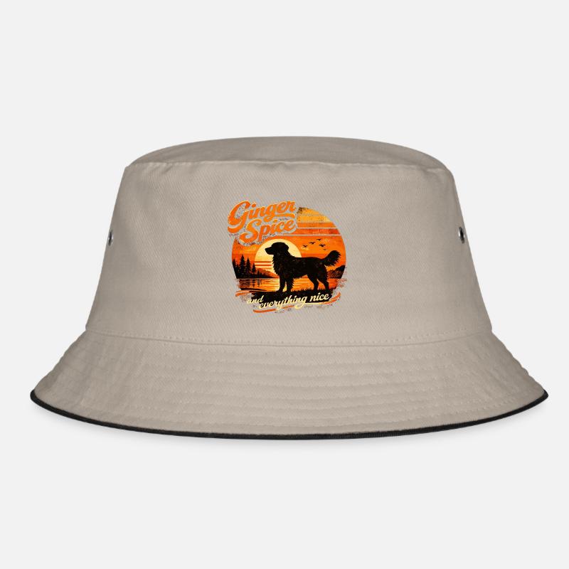 Toller Retro 70s: Ginger Spice & Everything Nice Bucket Hat