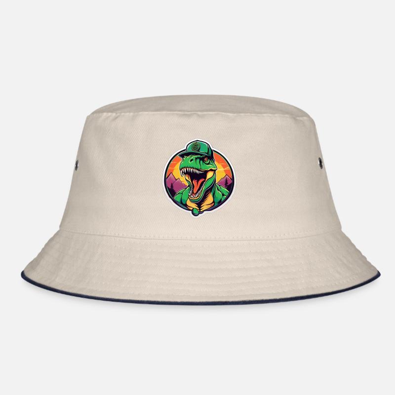 T-Rex Cap Rétro Soleil Couchant Bob