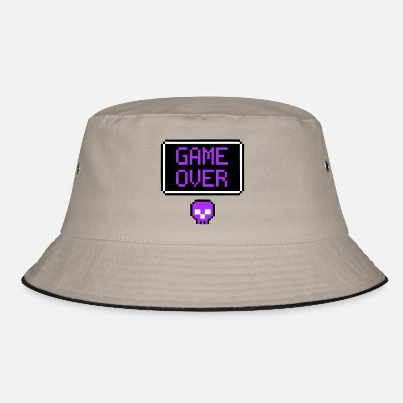 Game Over Pixel Art du Crâne Bob
