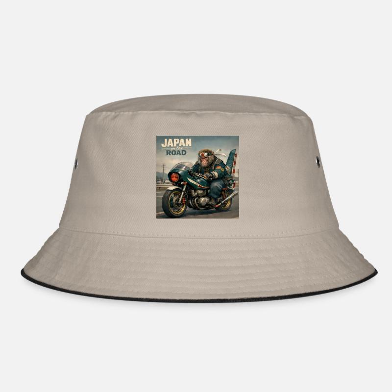 Japanese Bosozoku Monkey Biker Bucket Hat