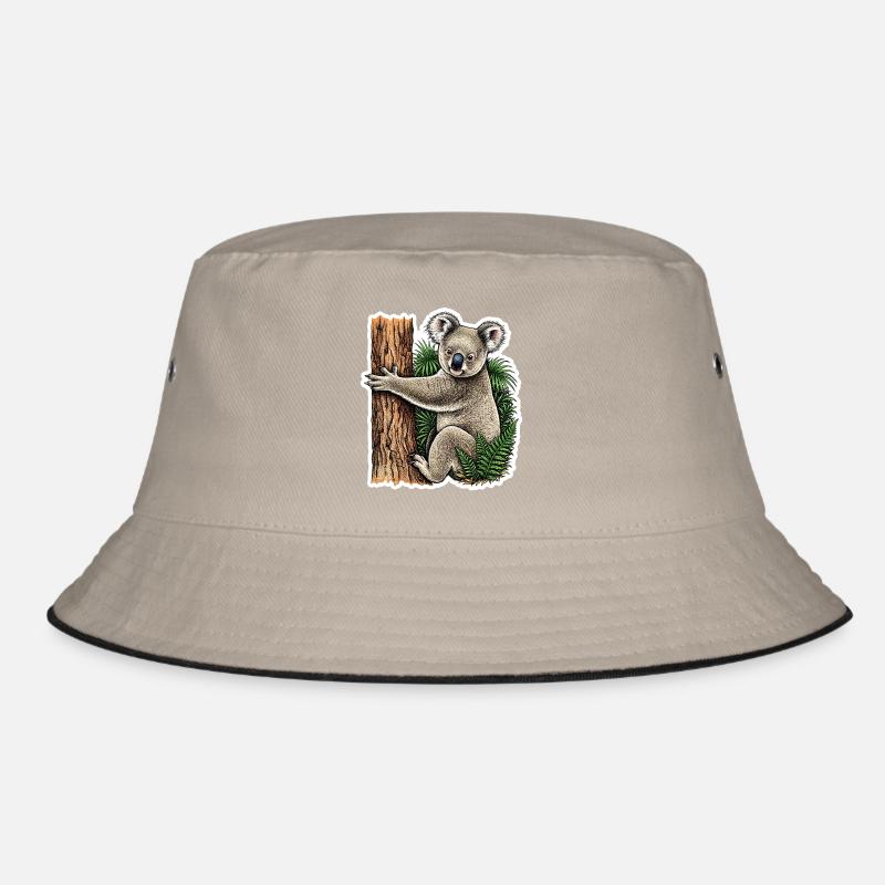 Koala auf dem Baum Bucket Hat