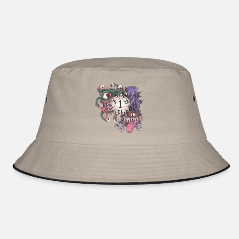 Rollenspiel Tabletop D20 Würfel Geschenk Fail Bucket Hat