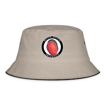 Antifaschistische Kartoffel - Bucket Hat - Khaki/Schwarz - Vorne