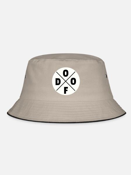 Dumb - Bucket Hat - khaki/black - Front