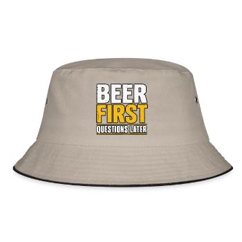 Bière, Amateur de bière, Fan de bière, Cadeau d’orge - Bob - kaki/noir - Devant