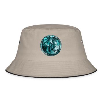 Blue Dragon - Bucket Hat - Khaki/Schwarz - Vorne