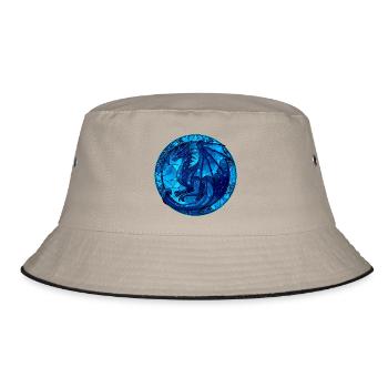 Blue Dragon - Bucket Hat - Khaki/Schwarz - Vorne