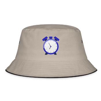 Wecker - Bucket Hat - Khaki/Schwarz - Vorne
