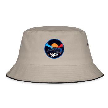 Double Vision Performance Limousine - Bucket Hat - Khaki/Schwarz - Vorne