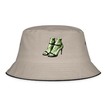 UMWERFEND WUNDERSCHÖN - Bucket Hat - Khaki/Schwarz - Vorne