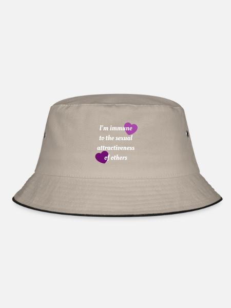 Asexuelle Immunität - Bucket Hat - Khaki/Schwarz