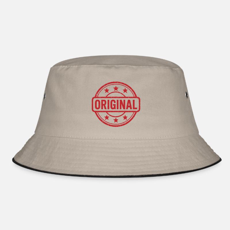 Original Stamp logo. Original Rubber Stamp design. Bucket Hat