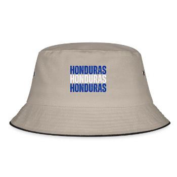 Drapeau du Honduras, fierté hondurienne - Bob - kaki/noir - Devant