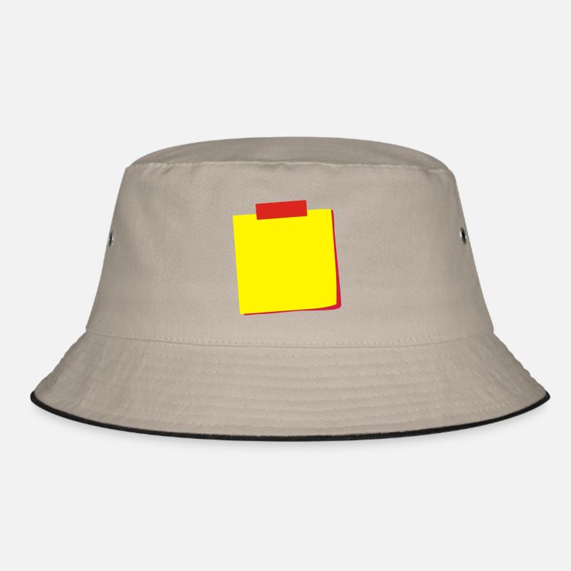 Zettel 3c - Bucket Hat - Khaki/Schwarz