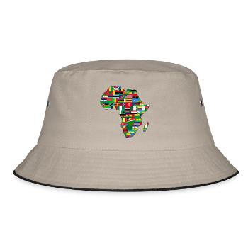 AFRICA AFRICA CONTINENT GIFTS - Bucket Hat - khaki/black - Front