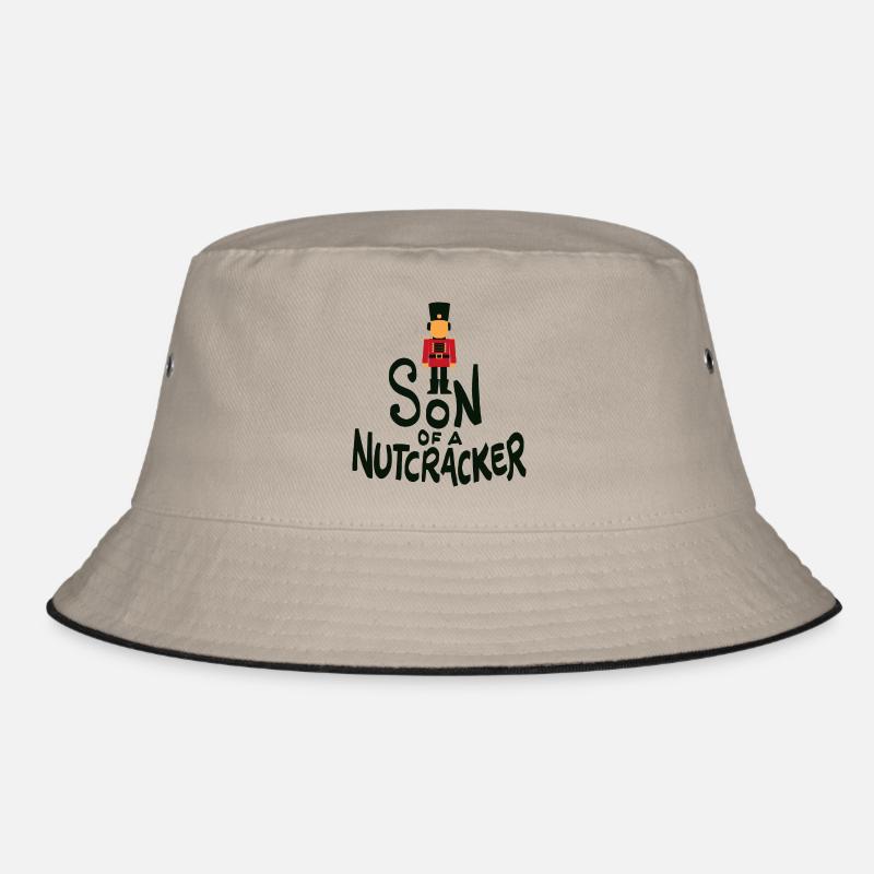 Sohn eines Nussknacker-Weihnachtskostüm-Wortspiel-Geschenks Bucket Hat
