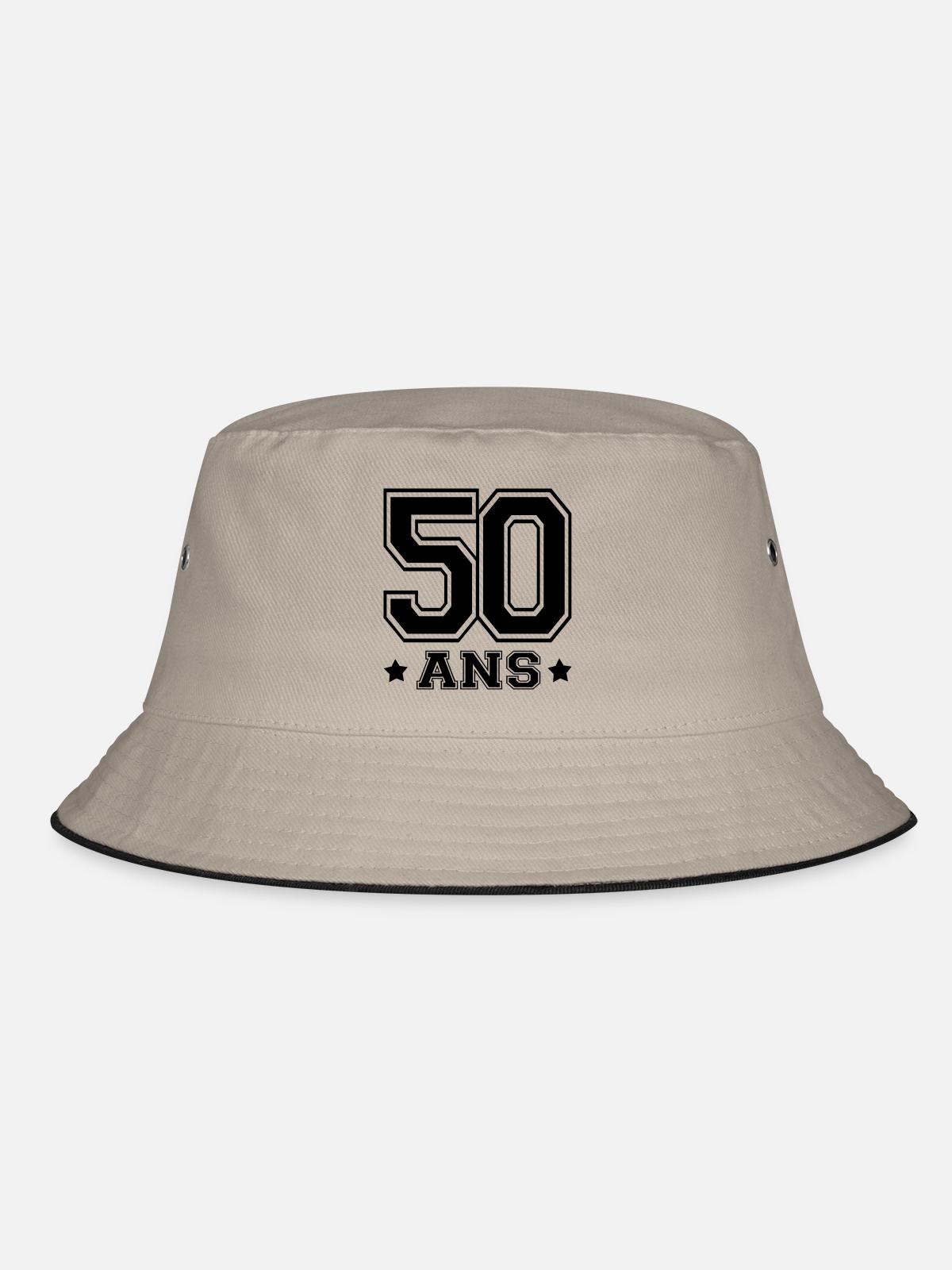 50 ANS - Bob - kaki/noir - Devant