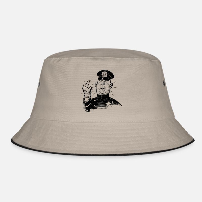 Wütend - Bucket Hat - Khaki/Schwarz
