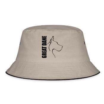 GREAT DANE crops PROFILE WILSIGNS - Bucket Hat - khaki/black - Front