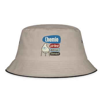 Chemistry Advertising - Bucket Hat - khaki/black - Front