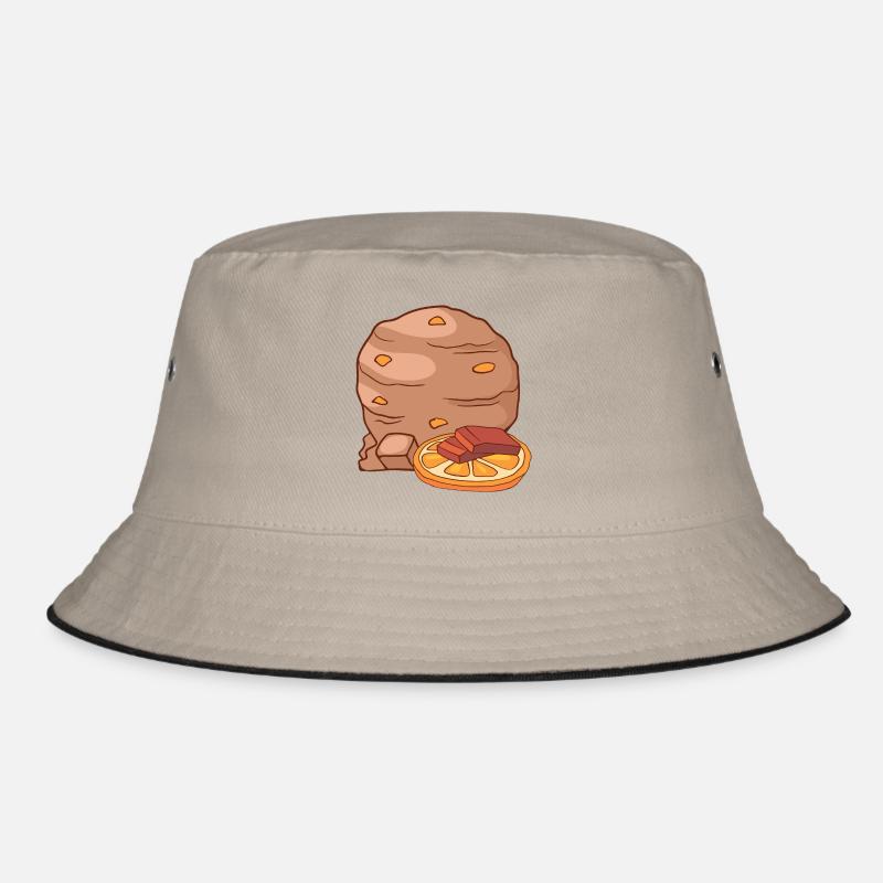 Orangen Eis Speiseeis Eiskrem Eiscreme Kugeleis Bucket Hat