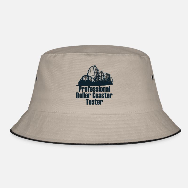 achterbahn freizeitpark Tester geschenk Spruch Bucket Hat