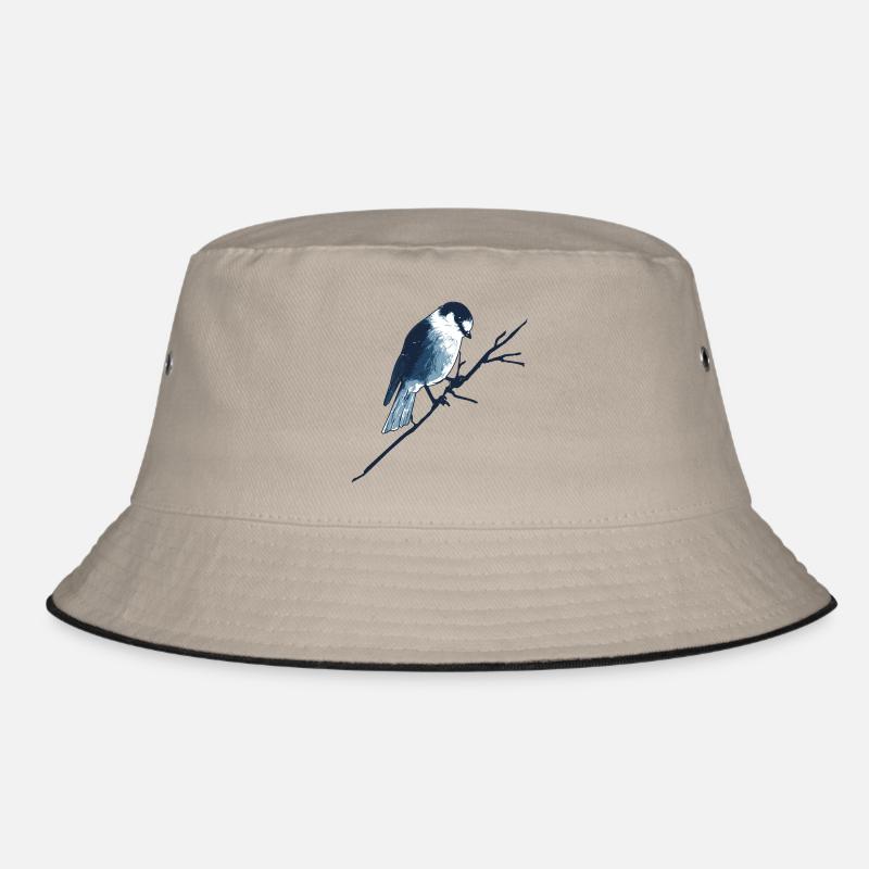 Spatz auf Ast Bucket Hat