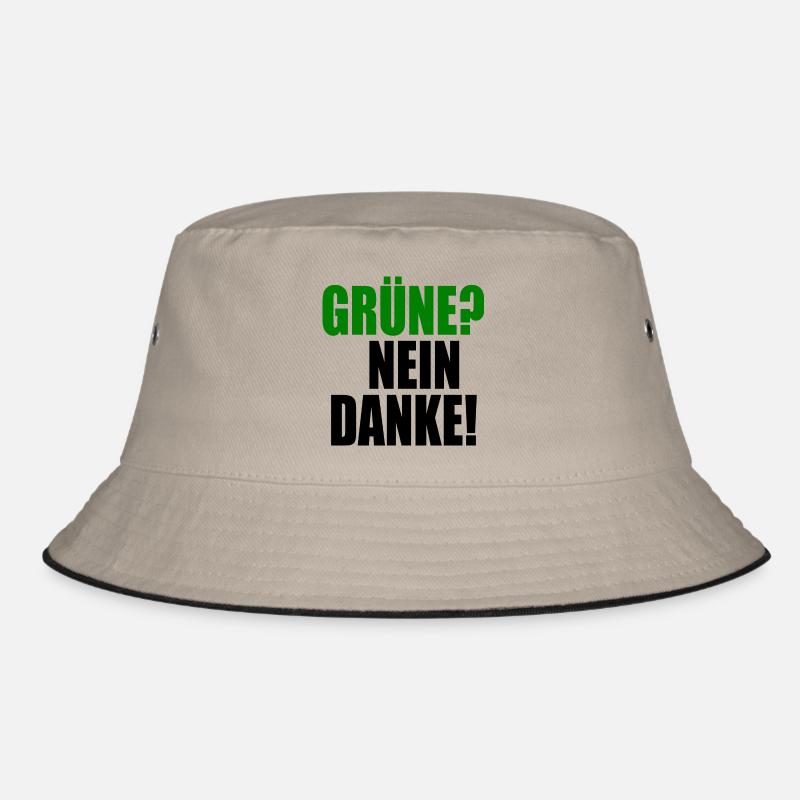 grüne nein danke Bucket Hat