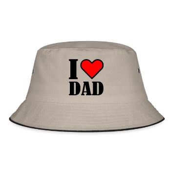 I love dad - Bob - kaki/noir - Devant