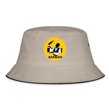 Bartender - Bucket Hat - khaki/black - Front