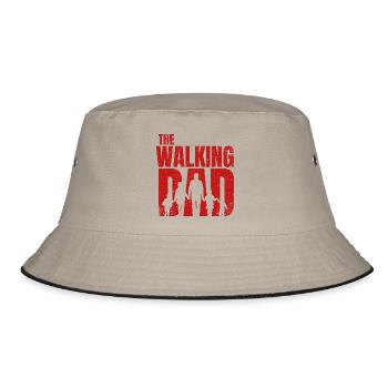 The Walking Dad - Papa marchand enfants (rouge) - Bob - kaki/noir - Devant