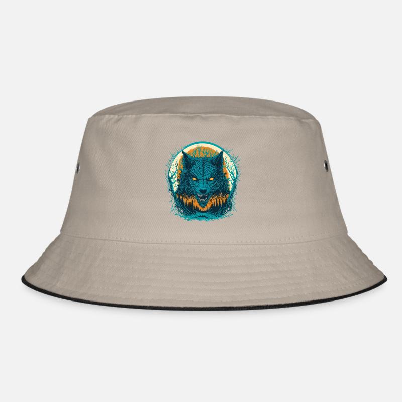 Lycanthrope Portrait - Werewolf Bucket Hat