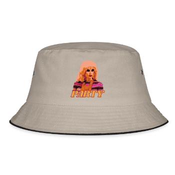 Katya Drag Queen Party Look – Pop Art Style - Bob - kaki/noir - Devant