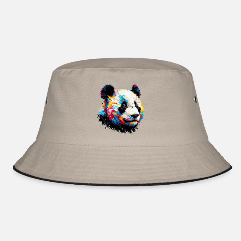 Panda - Bob - kaki/noir