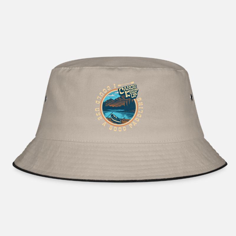 I could use a good paddling - Bucket Hat - khaki/black