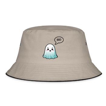 Geist - Bucket Hat - Khaki/Schwarz - Vorne