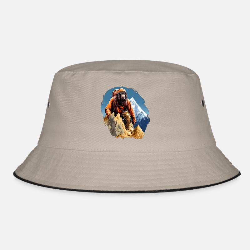Monkey Mountaineer / Hiking Monkey Bucket Hat