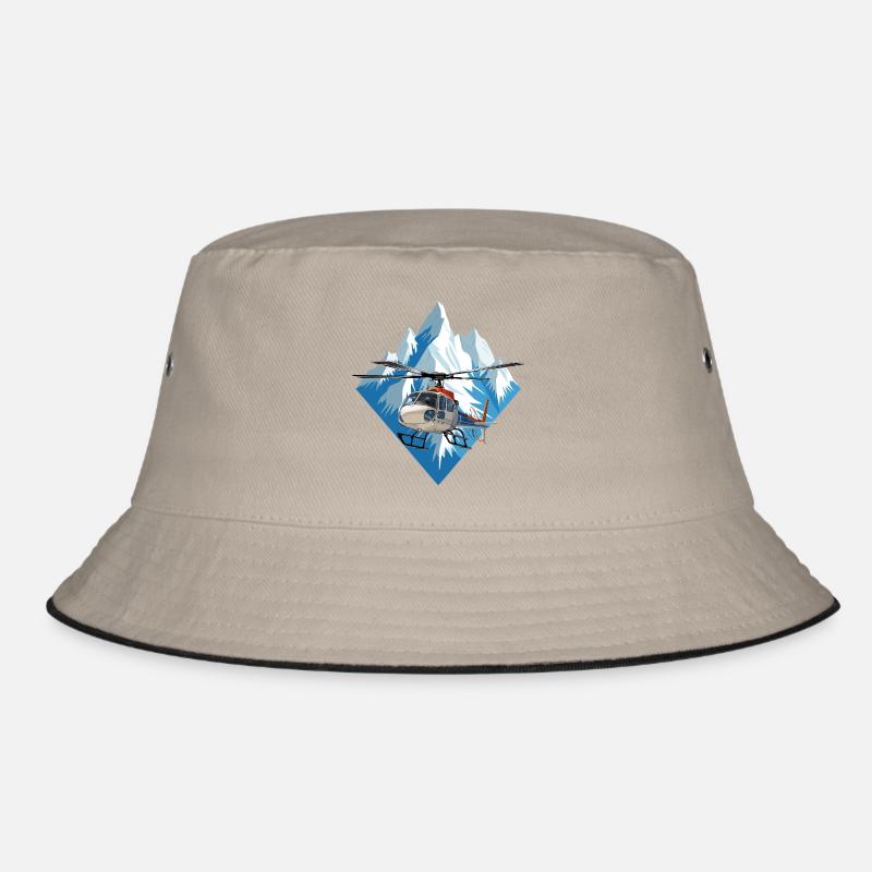 Hubschrauber im Wintereinsatz Bucket Hat